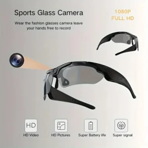Wearable HD 1080P Camera Outdoor Glasses Polarized