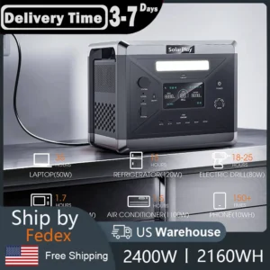 SOLARPLAY Portable Power Station  2400W（4800W Peak）