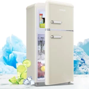 Mini Refrigerator 3.5 Cu.Ft Dual Door Fridge