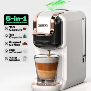 HiBREW 5 in 1 Multiple Capsule Coffee Machine Hot/Cold DG Cappuccino