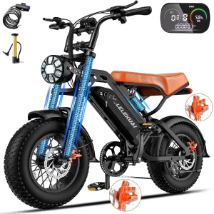 Electric Bike for Adults, 1200W Peak Motor Commuter Ebike,