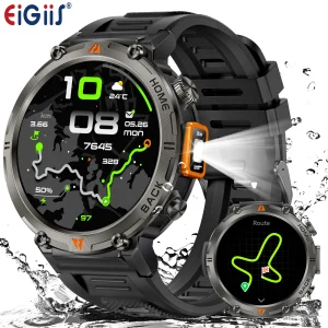 EIGIIS 2025 New Military GPS Smart Watches for Men