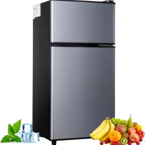 Mini Fridge with Freezer, 2.9 Cu. Ft Small Fridge, Energy Saving