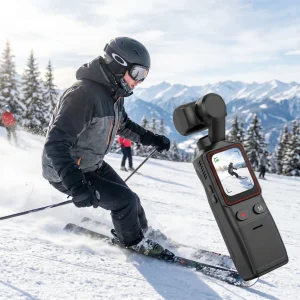 Mini 2.7K Action Camera 180° Rotate WiFi Pocket Vlog Camera