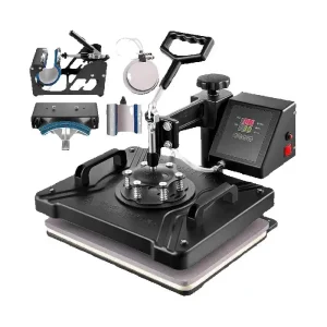 SucceBuy 5 6 8 in 1 Heat Press Machine T shirt Heat Transfer
