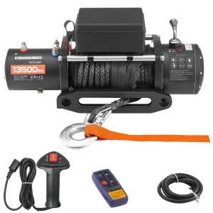 SucceBuy 13500 lbs Electric Winch 12V