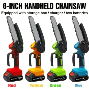 Red/Green/Yellow/Blue Mini Wireless Chainsaw,
