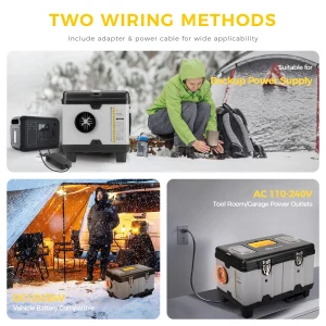 8KW Auxiliary Diesel Heater 12V/24V/220V - Thumbnail Image 3