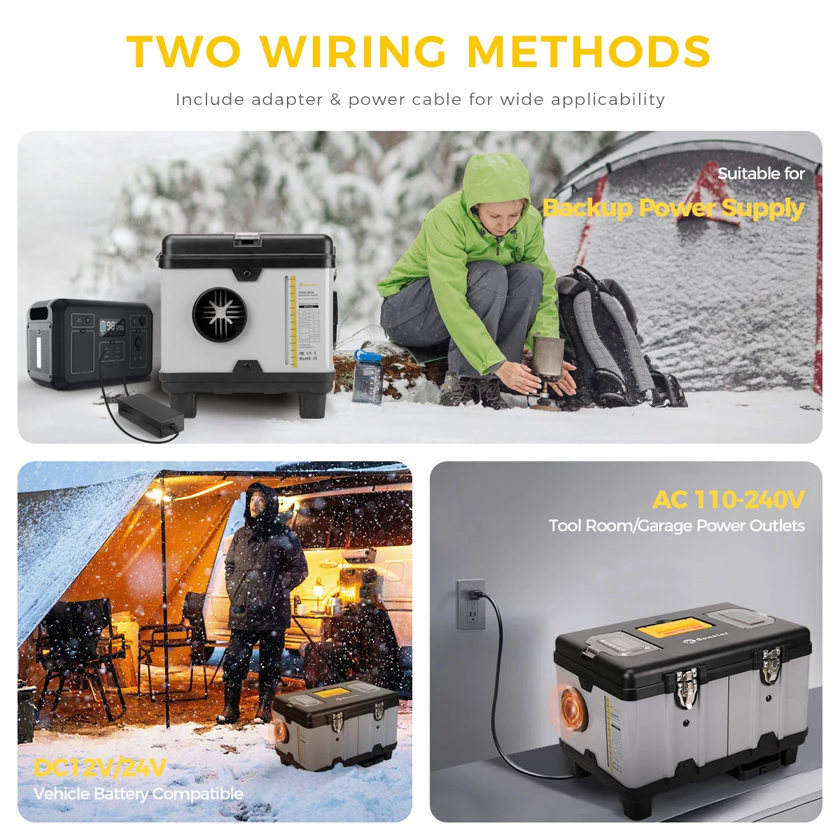 8KW Auxiliary Diesel Heater 12V/24V/220V - Image 3