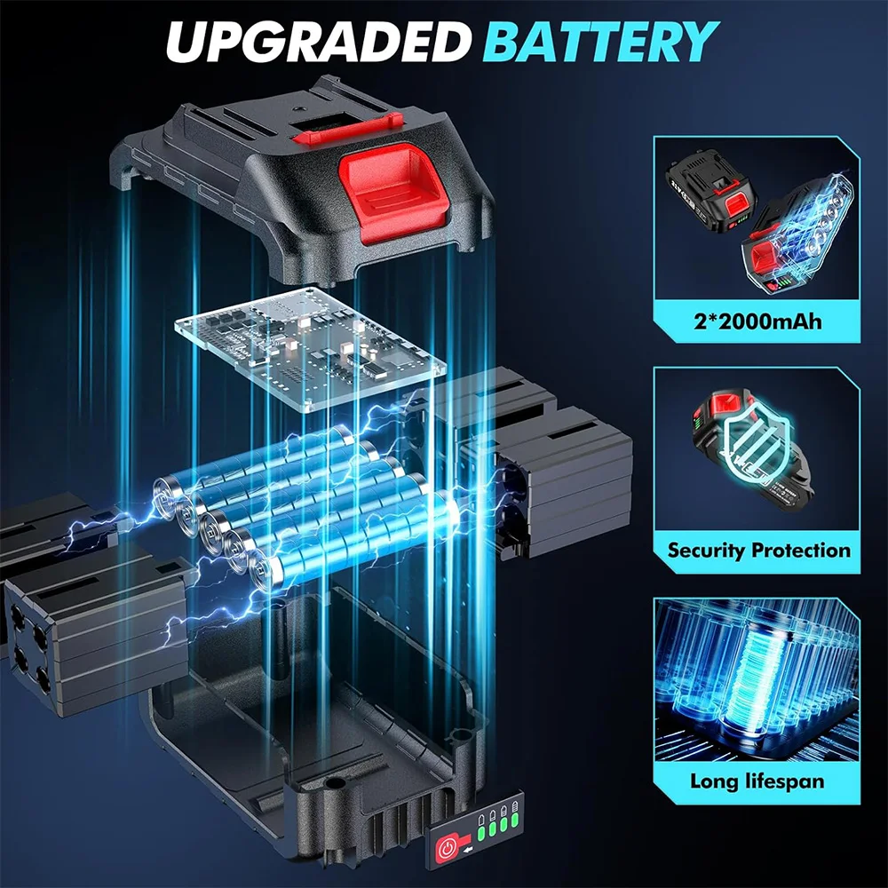 Makita 6-inch Cordless Mini Chainsaw Electric Power - Image 4