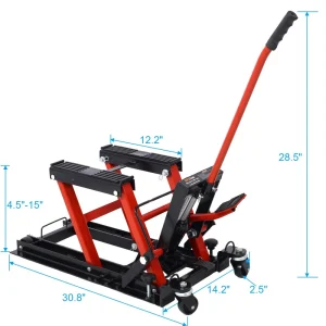 1500 LBS Hydraulic Motorcycle Lift, - Thumbnail Image 3