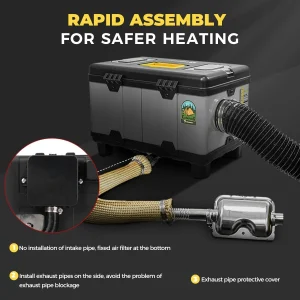 8KW Auxiliary Diesel Heater 12V/24V/220V - Thumbnail Image 4