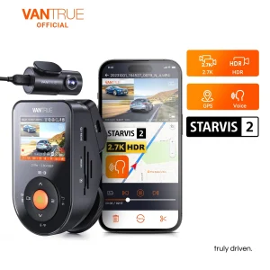 Vantrue S1pro Dashcam 2.7K Front and Rear