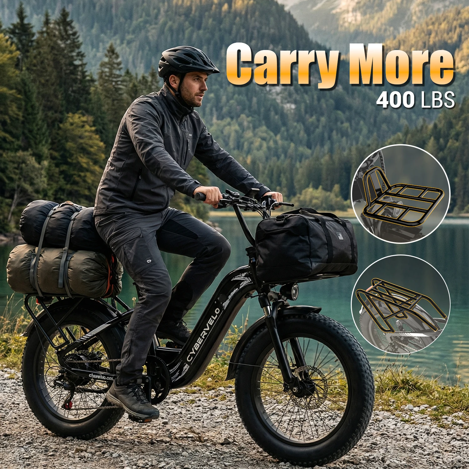 Cybervelo 1000W Motor Peak Electric Bike - Image 6