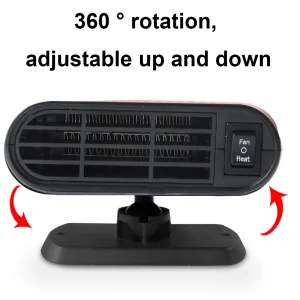 12/24V Portable Car Heater  Car Electric Heater Windscreen Defroste - Thumbnail Image 6