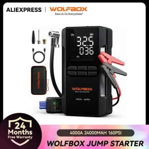 WOLFBOX JS24AIR 4000A Jump Starter