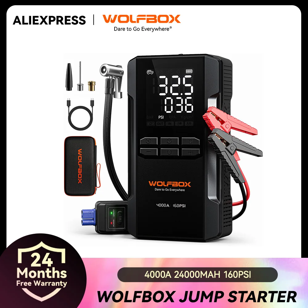 WOLFBOX JS24AIR 4000A Jump Starter - Image 1